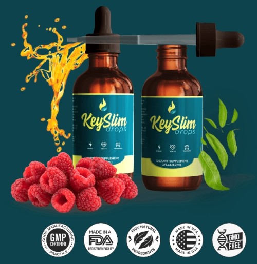 KeySlim Drops Quality Seals - Made in USA, GMP, FDA Facility